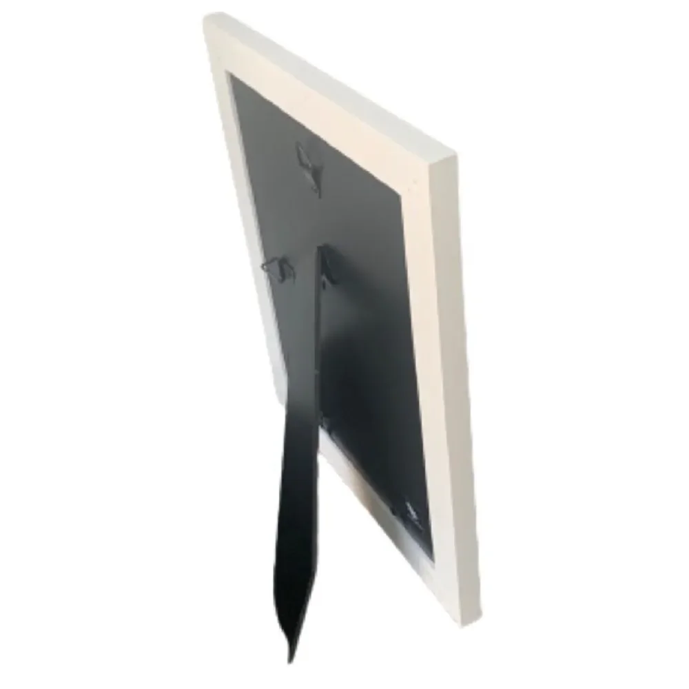 Set of 2 White Wood 8x10 Gallery Frames – Matted for 5x7 or 3x5